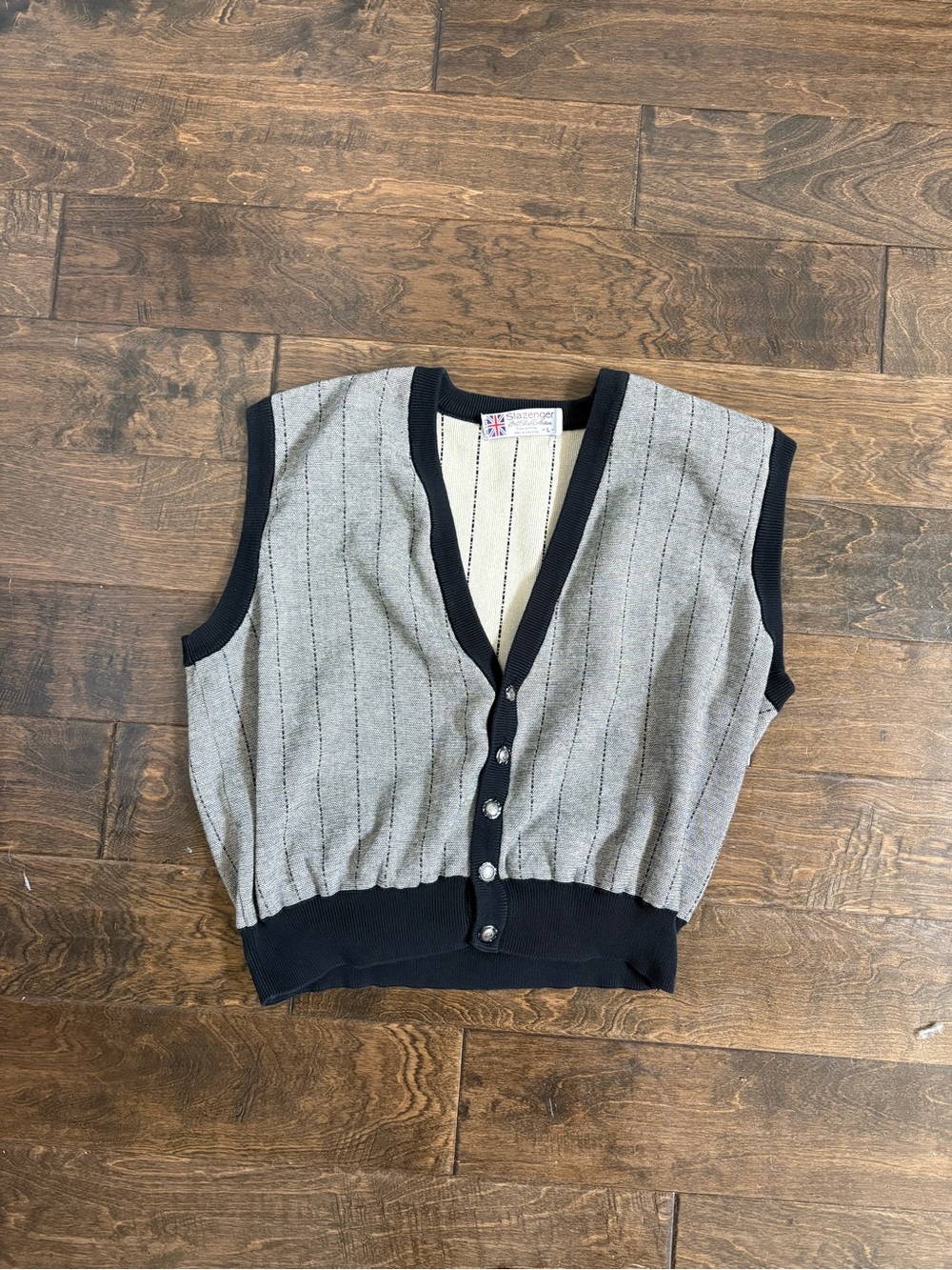 VINTAGE SLAZENGER GOLF SHOP COLLECTION BUTTON-UP VEST